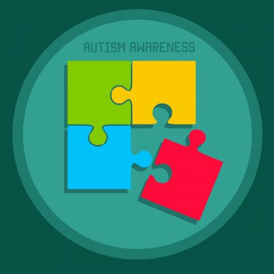 jigsaw puzzle diagram on autism awareness